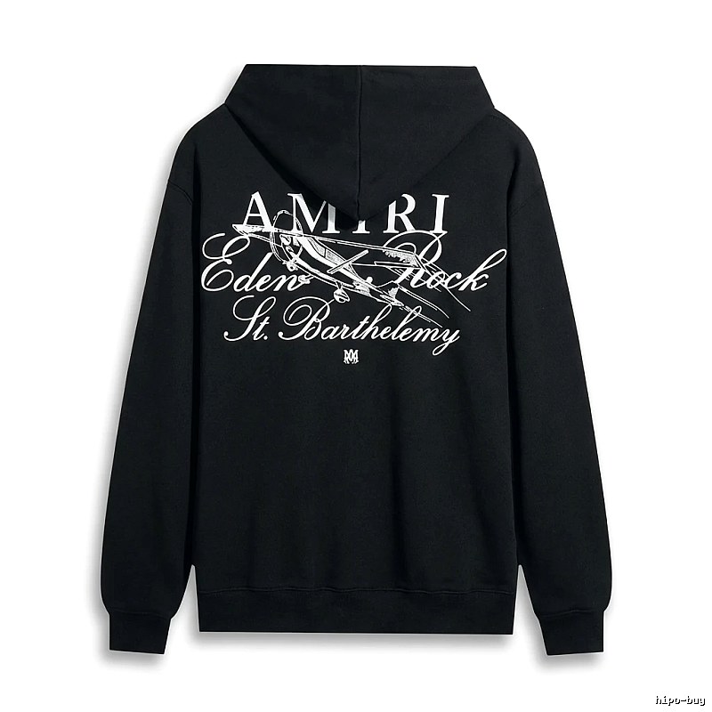 AMIRI Printed Retro Style Black Sweatshirt