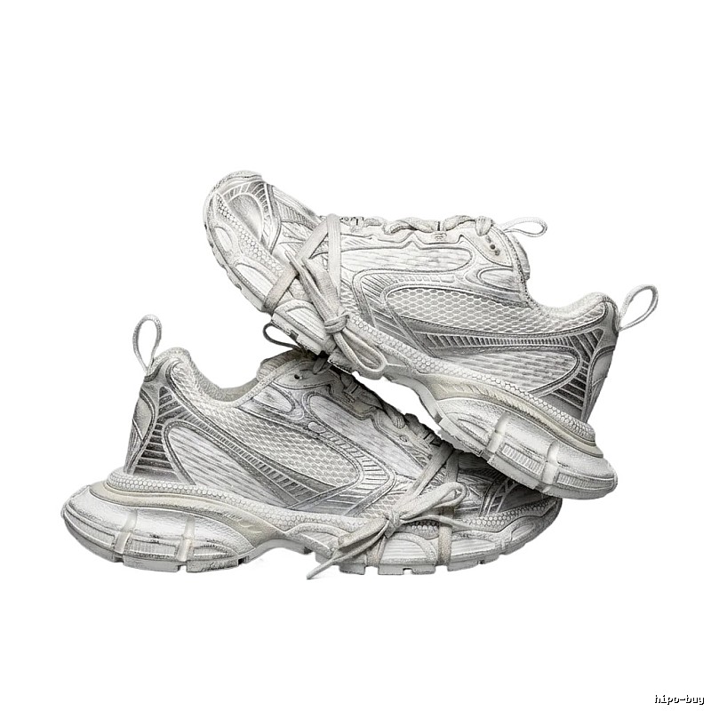 Balenciaga retro silver-gray sneakers