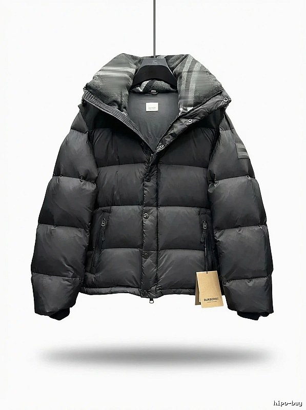 Black fashionable down jacket of Balenciaga