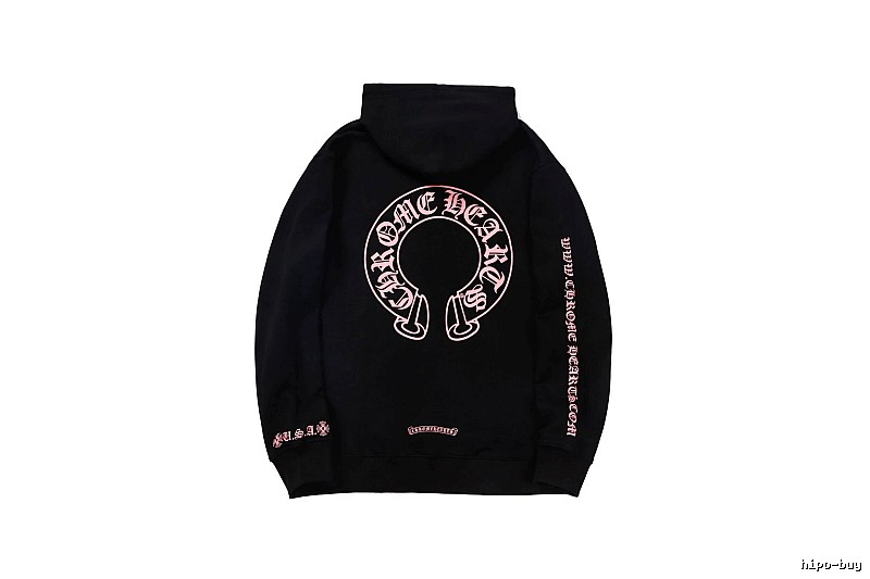 Chrome Hearts 2088-76 Black Cross Graphic Hoodie Commuter Look