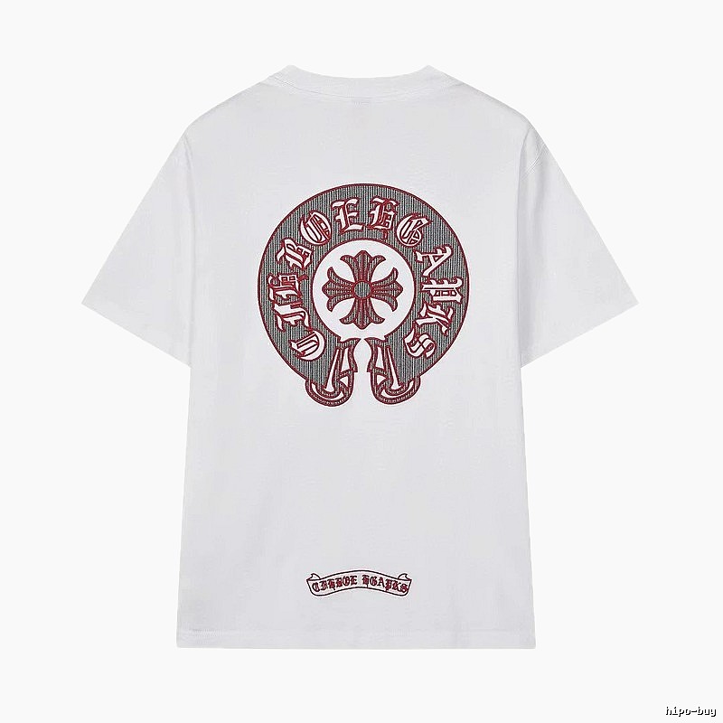 Chrome Hearts Vintage Embroidered Horseshoe White T-Shirt