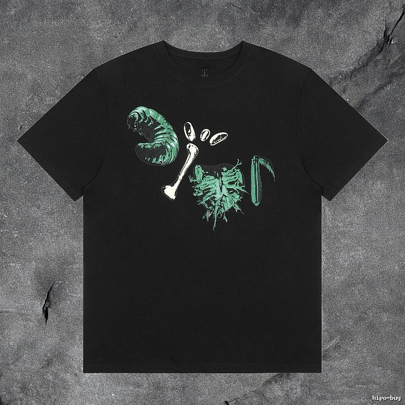 Denim Tears 2031-62 Black Graphic T-Shirt Outdoor Days