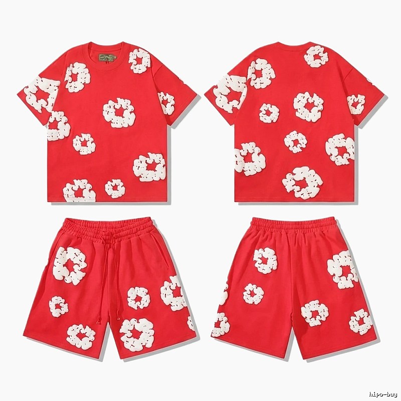 DENIM TEARS floral style red suit