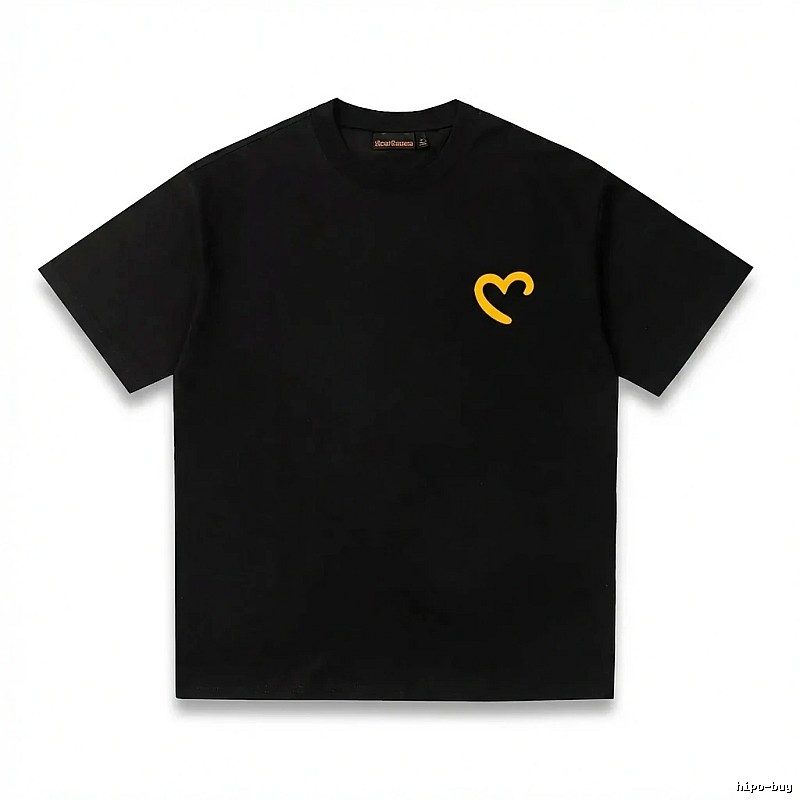 DREW Basic Style Simple Black T-shirt