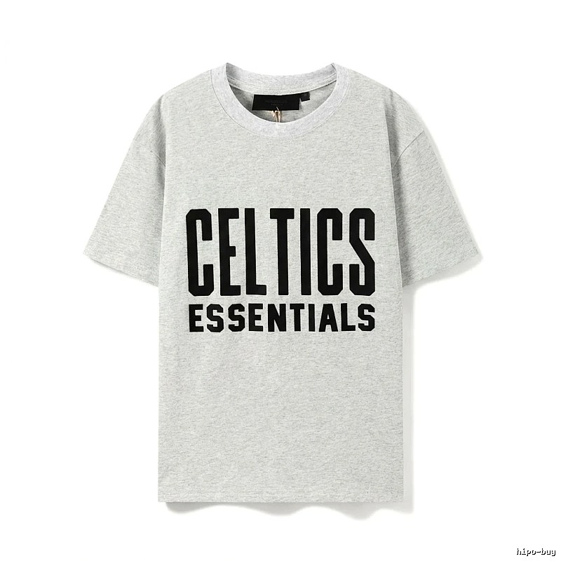 ESSENTIALS Gray and Black T-shirt of the Trendy Brand