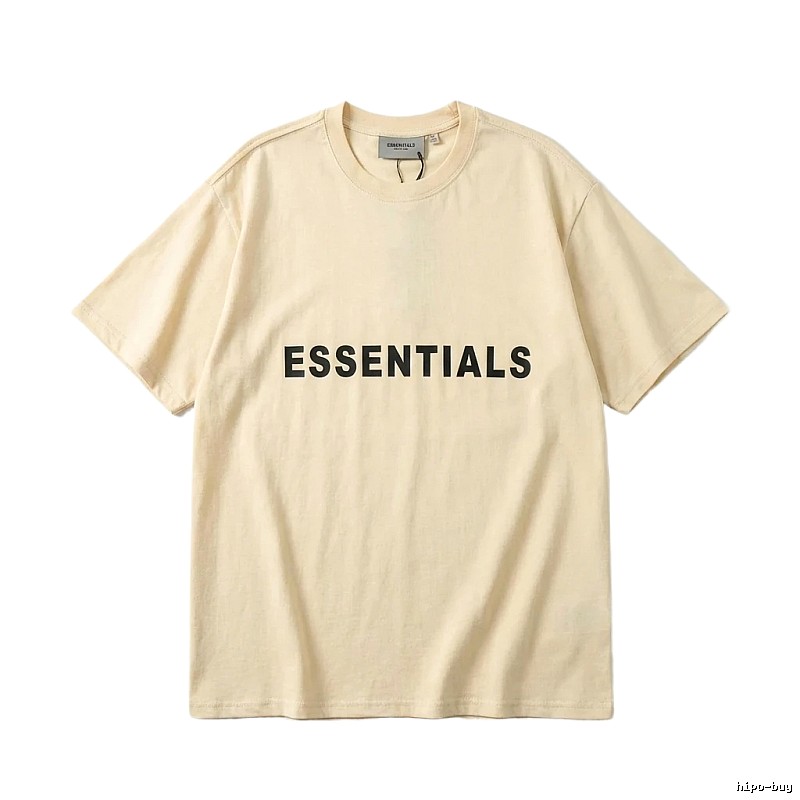 ESSENTIALS Simple Beige T-shirt