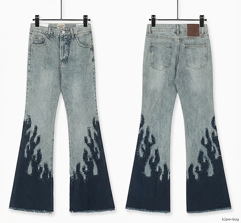 Gallery Dept Flame Wind Blue Jeans
