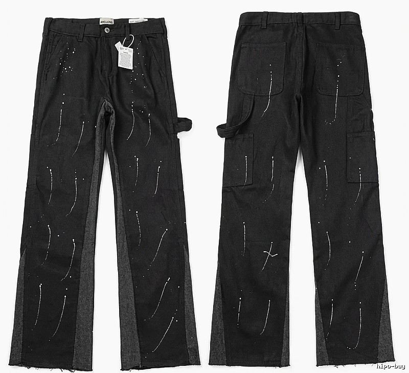 Gallery Dept Graffiti Style Black Work Pants