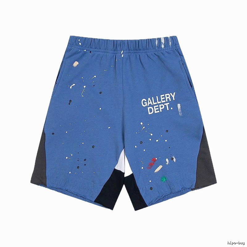 Gallery Dept. graffiti-style blue shorts