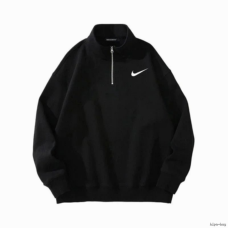 Lacoste Premium Style Quarter-zip sweatshirt Black Quarter Zip for Resort Outfits