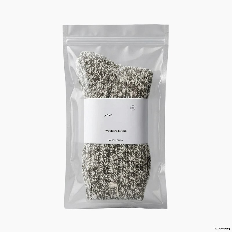 Miu Miu Knitted Style Gray-White Socks