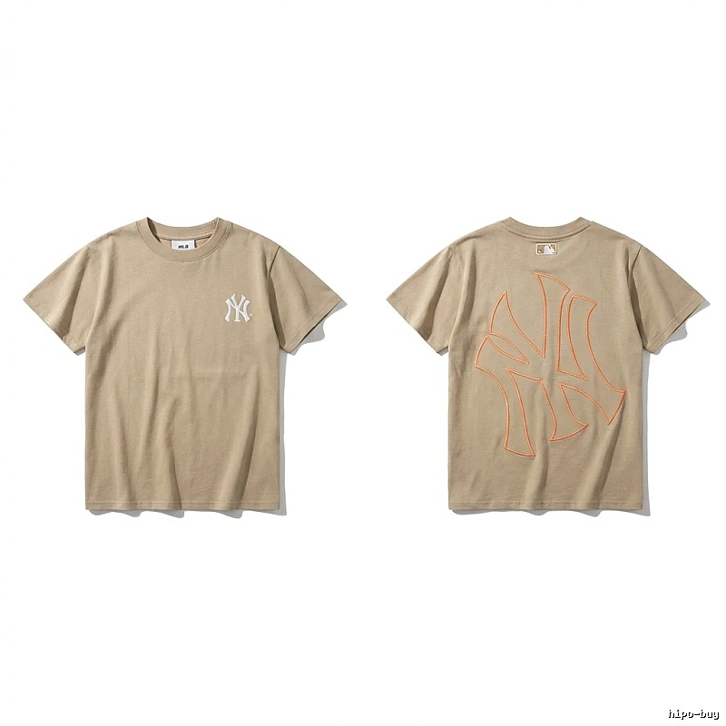 MLB retro style khaki T-shirt