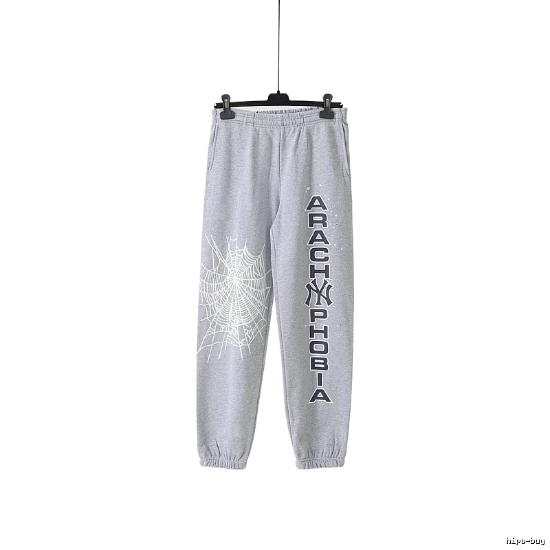 Sp5der Grey Trendy Sweatpants