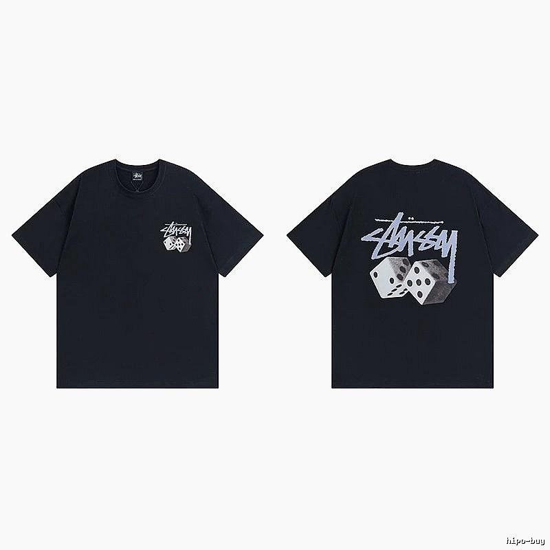 Stussy Black Spider Graphic T-Shirt Layered Outfit Logo
