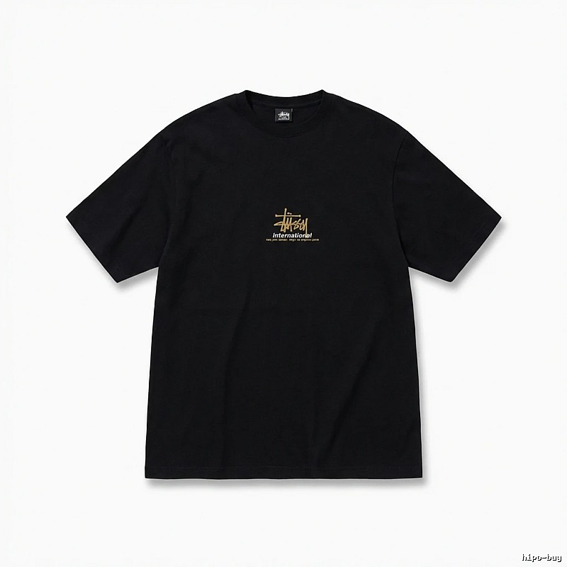 Stussy International Style Black T-shirt