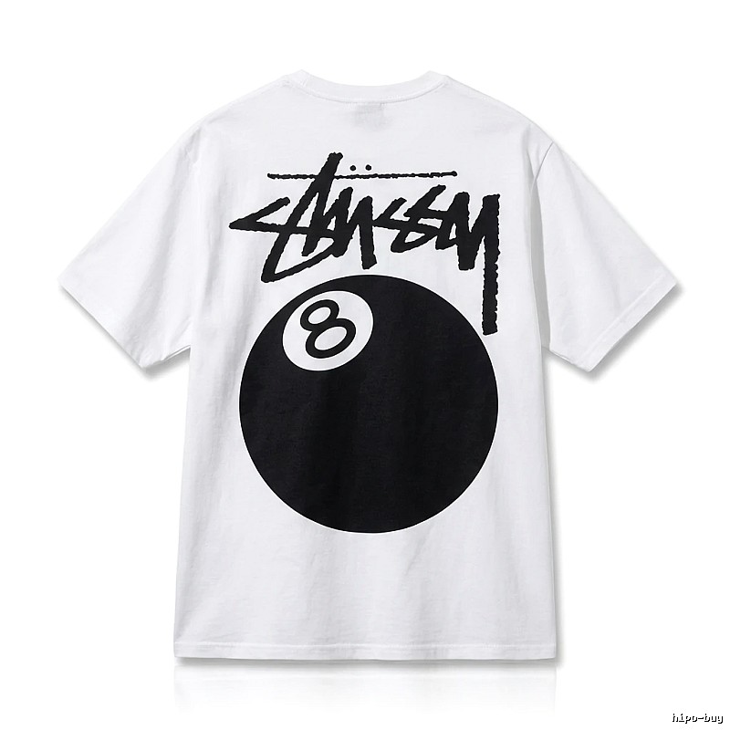 Stussy No.8 Ball White T-shirt