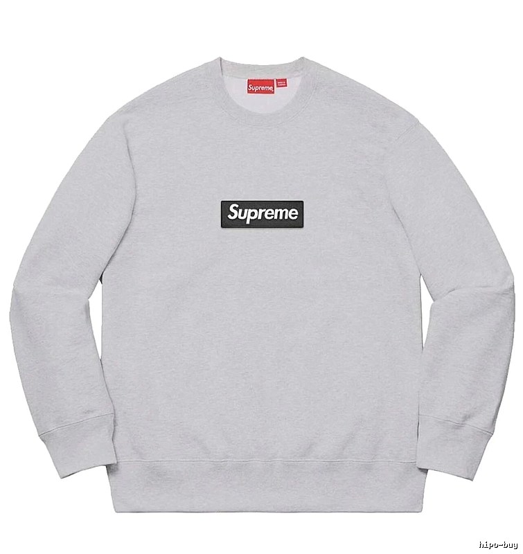 Supreme Classic Logo hoodie Gray Red Oversized with Travel-Friendly Style