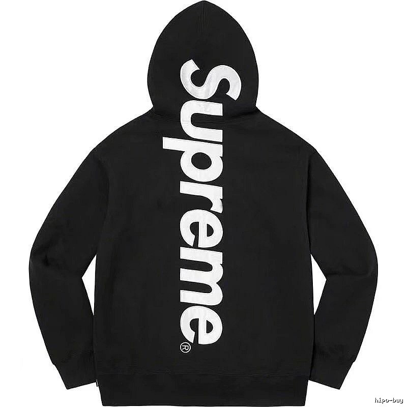 Supreme Gift Ready Logo hoodie Gray Red Oversized with Standout Detail