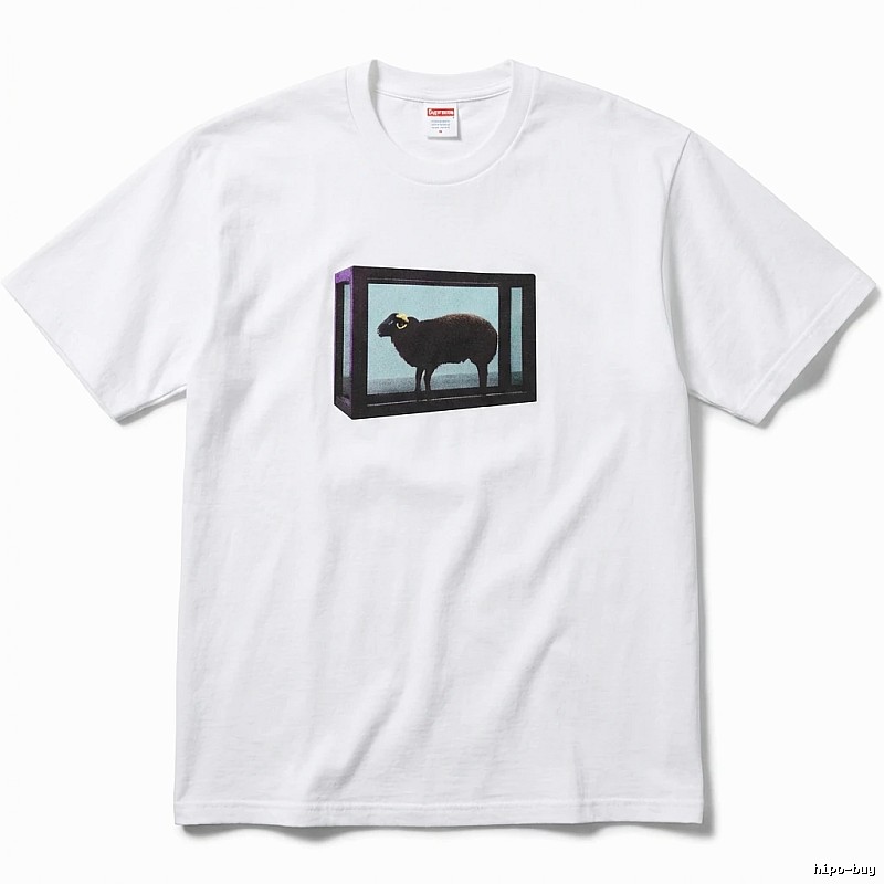 Supreme Sheep Print White T-shirt