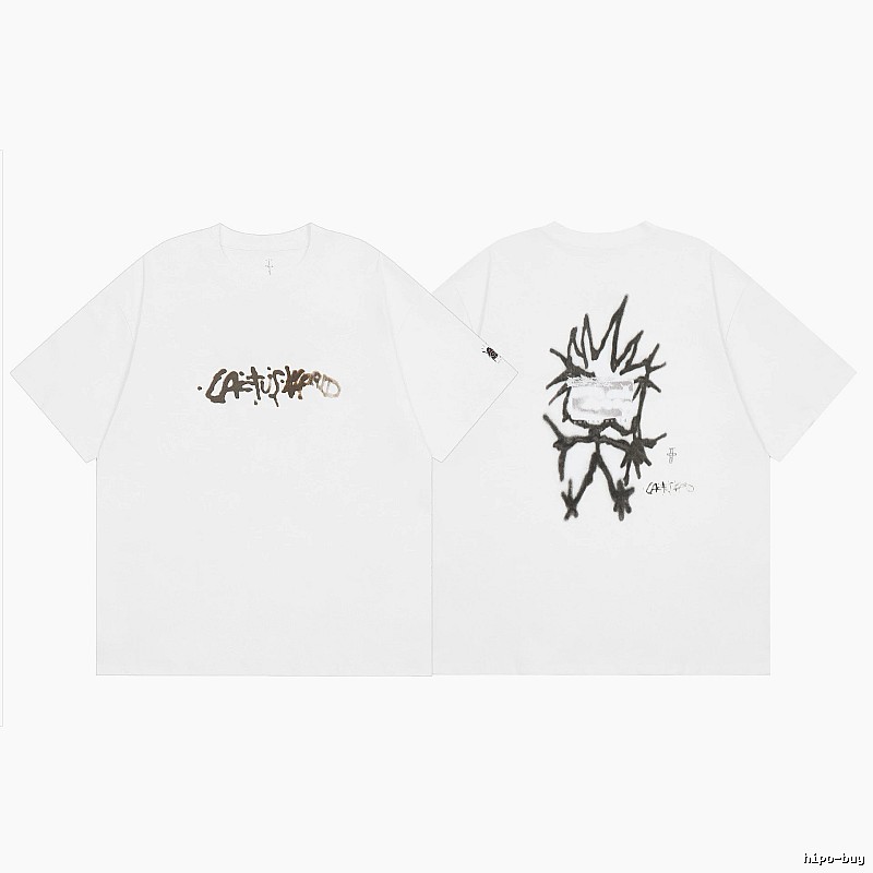 Travis Scott Gift Ready Graphic T-shirt Brown Travis Scott with Standout Detail
