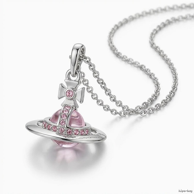 Vivienne Westwood Saturn series silver necklace
