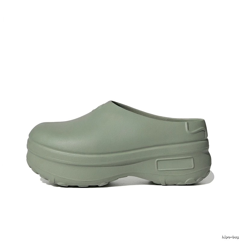 Yeezy Thick-soled Casual Style Grey-green Slippers