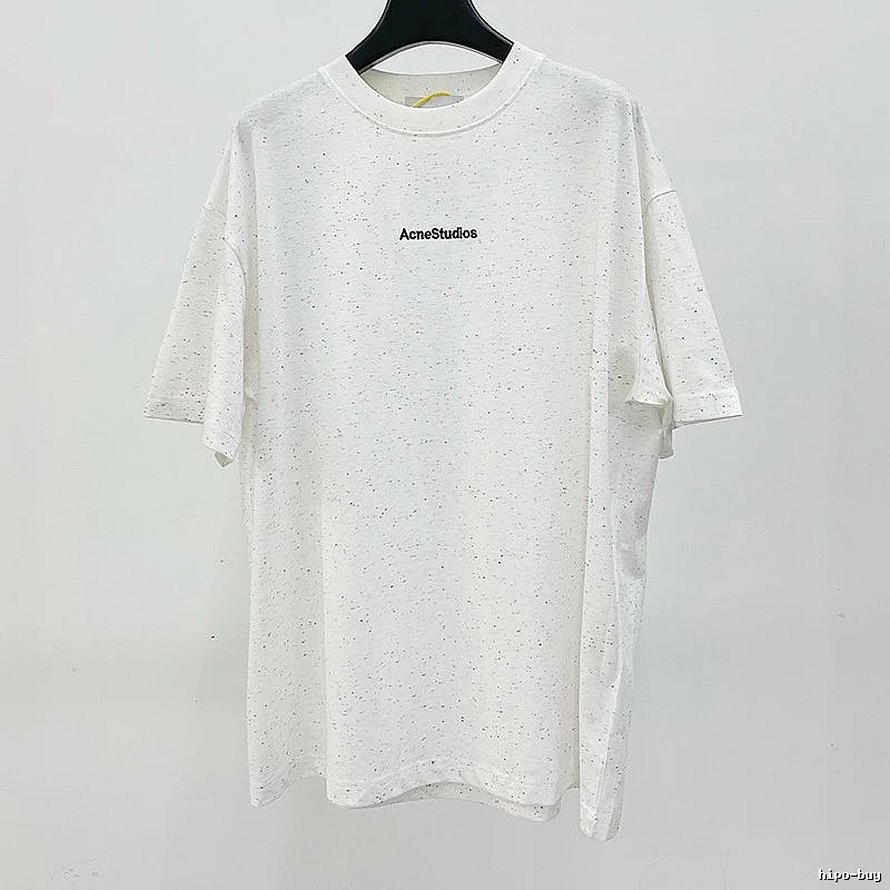 Acne Studios 2090-80 White Style Ac908054 Stockholm Logo T-Shirt Campus Look
