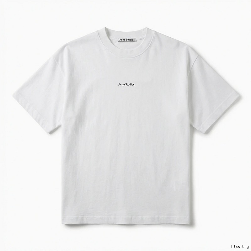 Acne Studios minimalist style white T-shirt