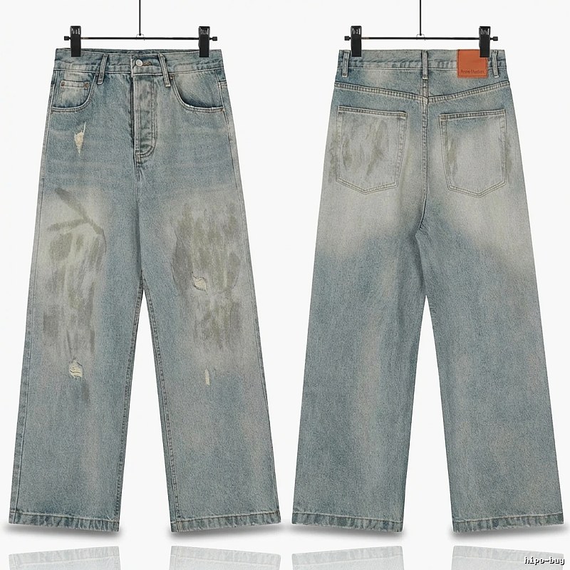 Acne Studios Ripped Retro - Style Jeans
