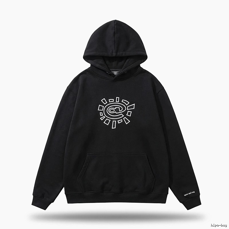 ADWYSD Sunflower Trendy Cool Black Hoodie