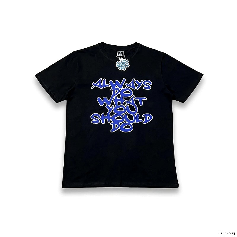 ADWYSD Trendy Brand Graffiti Style Black T-shirt