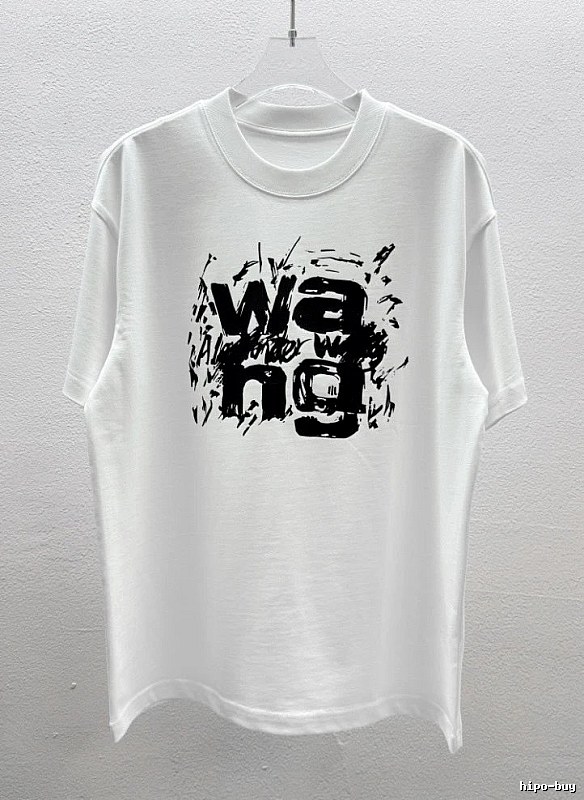 Alexander Wang Graffiti Street Style White T-Shirt