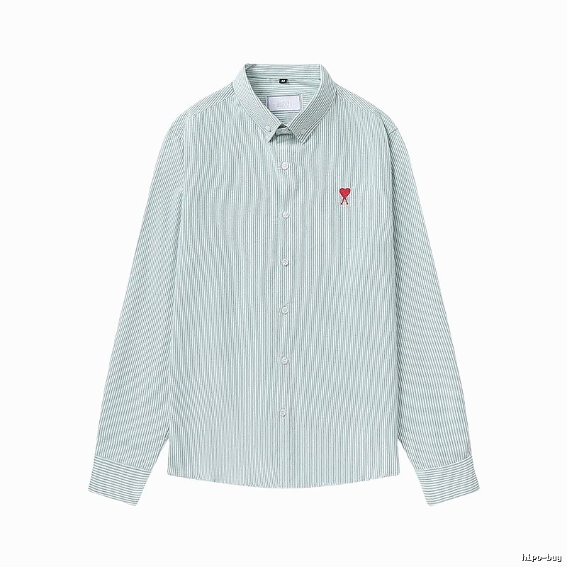 AMI Heart - Shaped Stripe Shirt