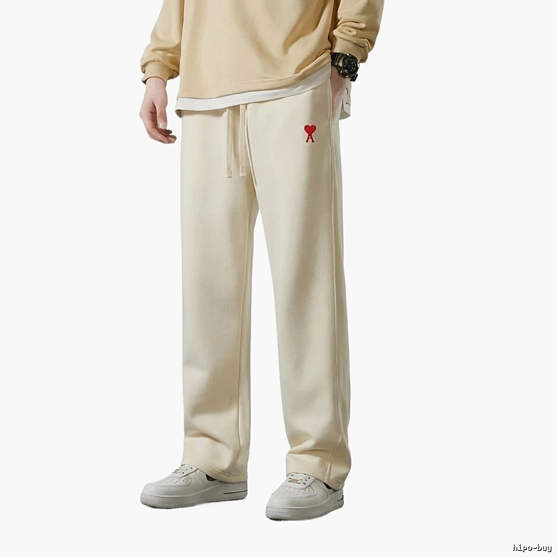 AMI&Easy Casual Style Beige Pants