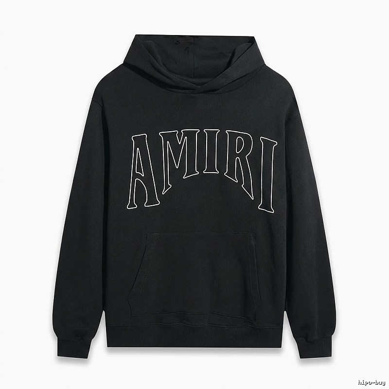 AMIRI Alphabet Style Black Sweatshirt