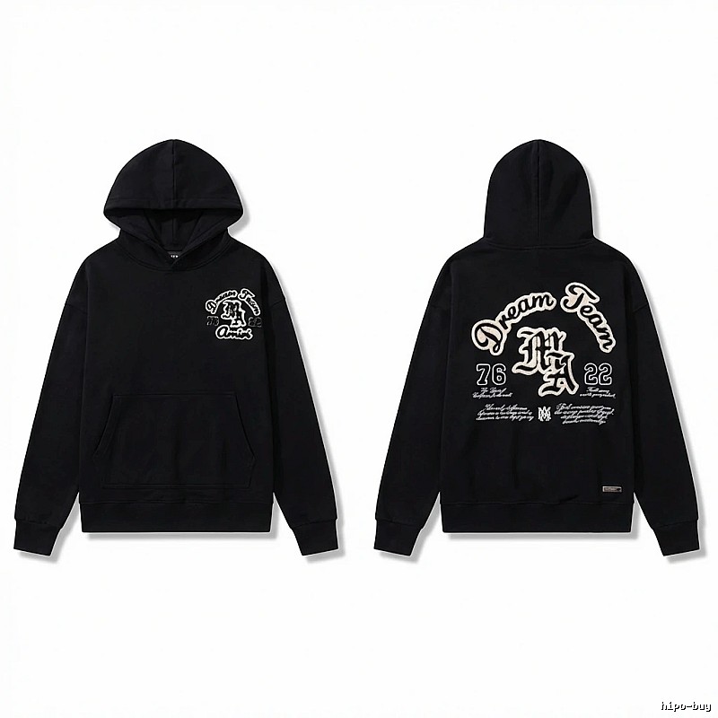 AMIRI Black Retro Hoodie