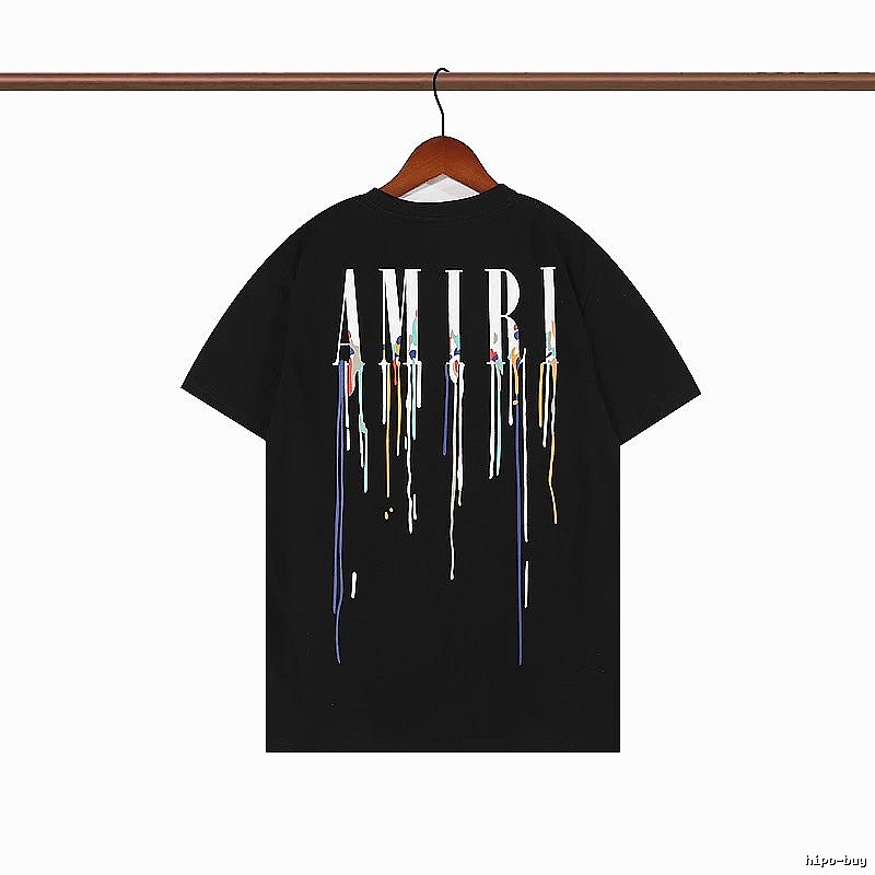 Amiri Compact Graphic T-shirt White Blue Amiri for Smart Casual Looks