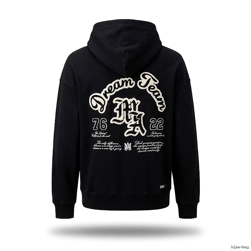AMIRI Dream Team retro-style black sweatshirt