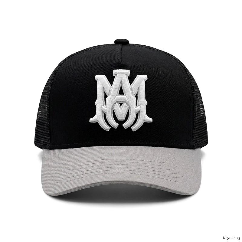 AMIRI Embroidered Trendy and Cool Black Hat