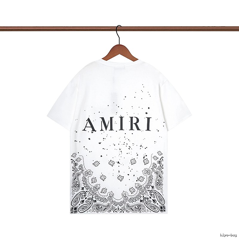 Amiri Gift Ready Graphic T-shirt White Blue Amiri with Standout Detail