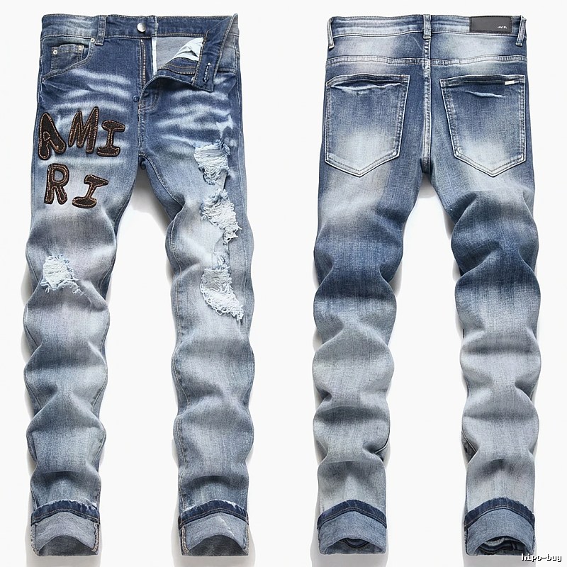 AMIRI Gradient Ripped Jeans