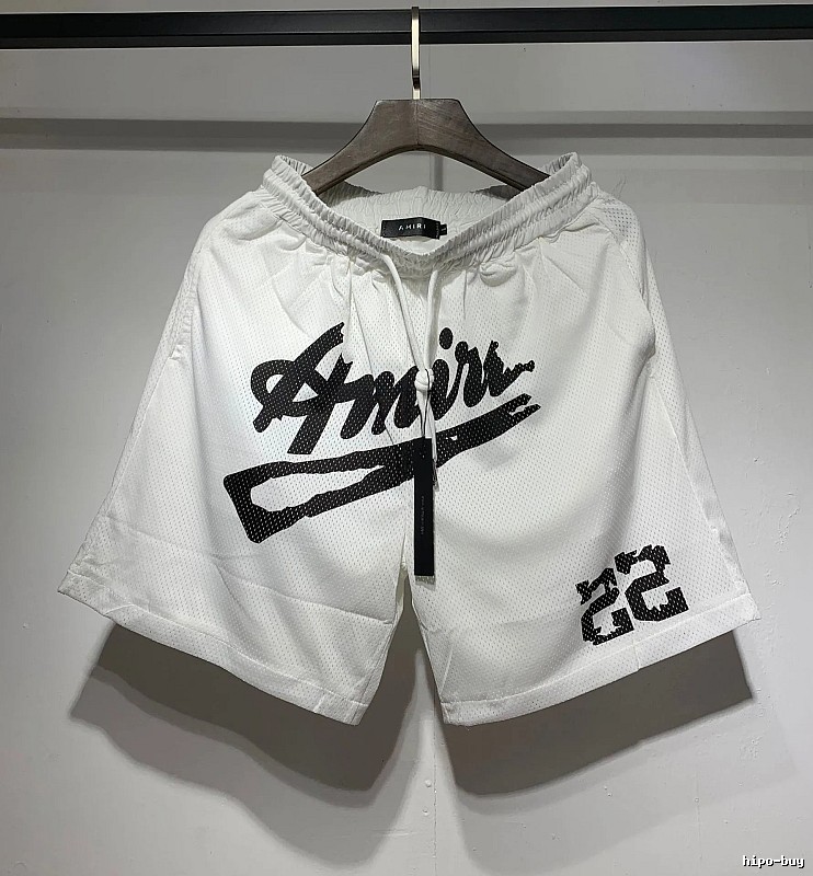 AMIRI Graffiti Street Style White Shorts