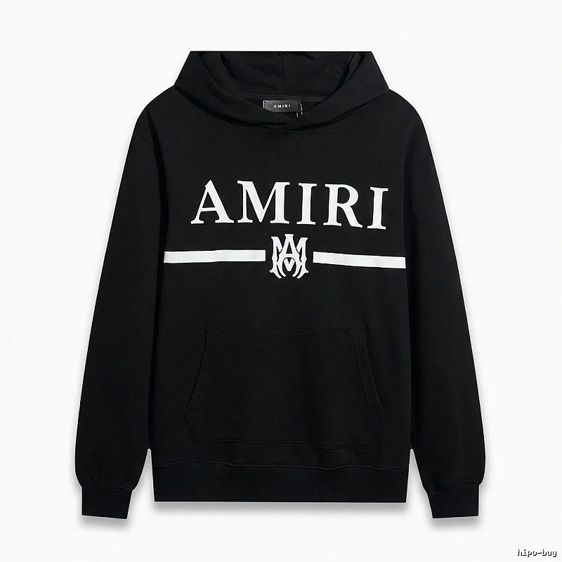 AMIRI Letter Print Black Sweatshirt