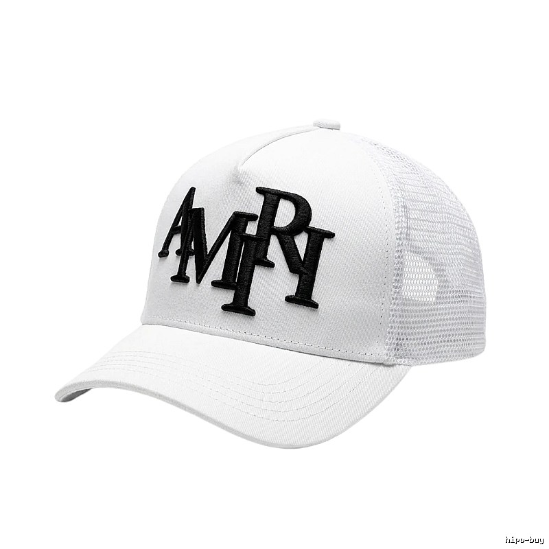 AMIRI Letter Style White Cap