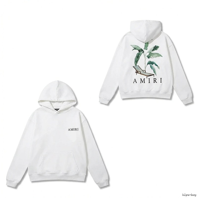 AMIRI Printed Casual White Hoodie
