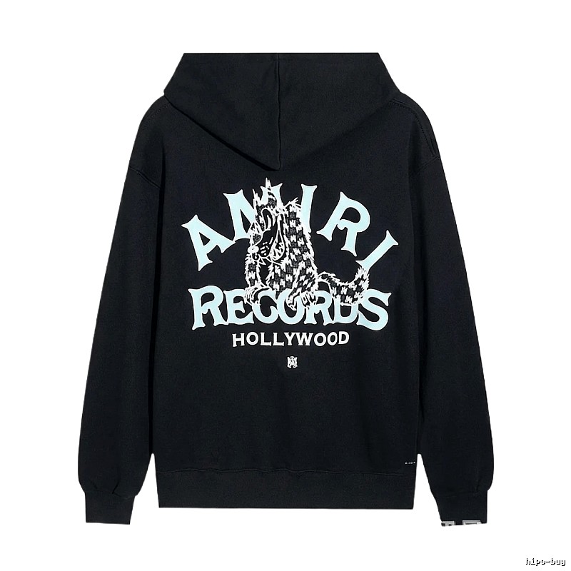 AMIRI Records Black Tide Cool Sweatshirt