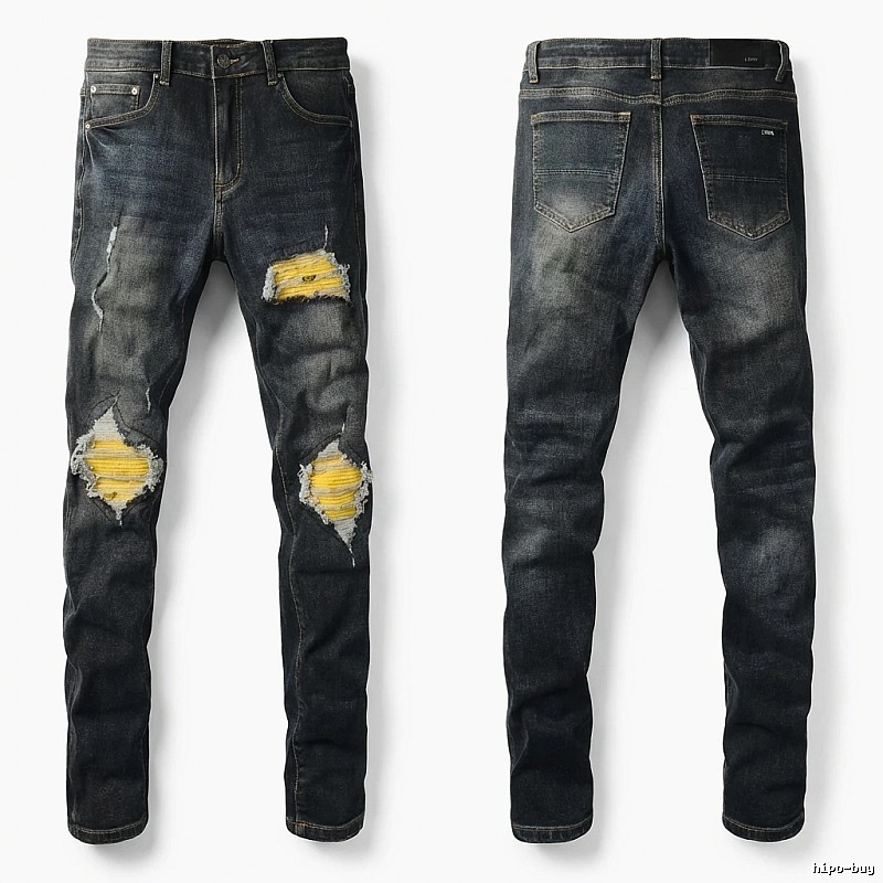 AMIRI Ripped Dark Jeans