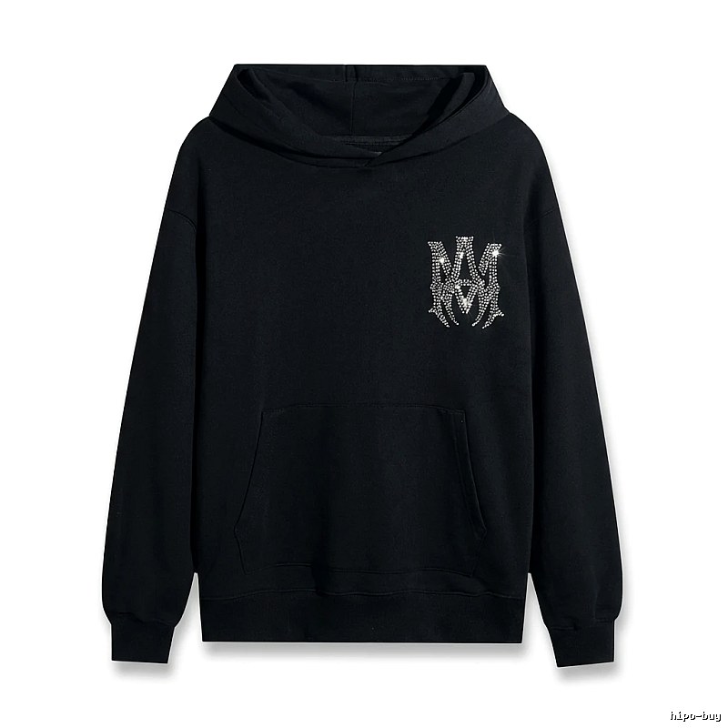 AMIRI's trendy and cool black hoodie
