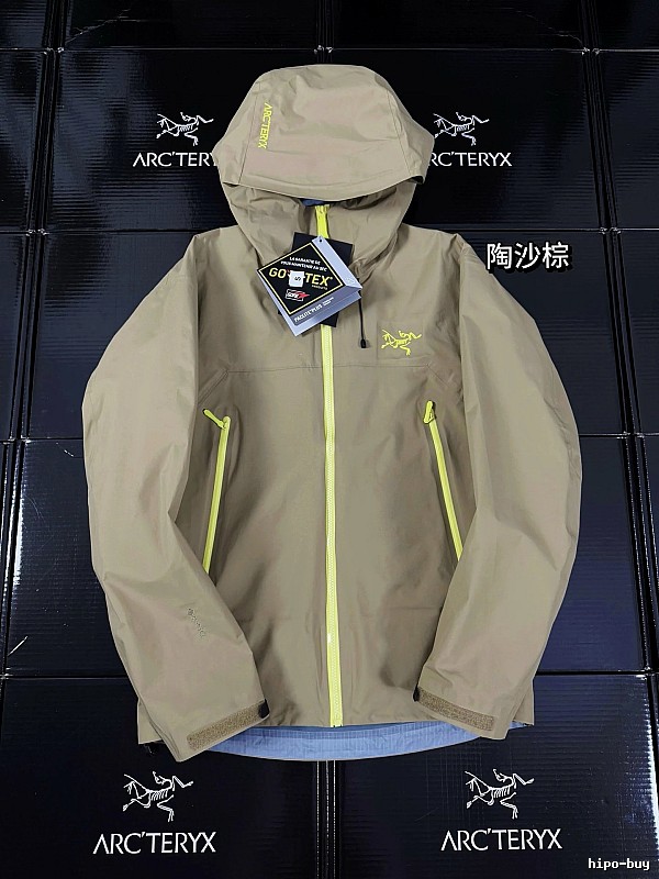 Arc’teryx Taupe Green Hardshell Jacket