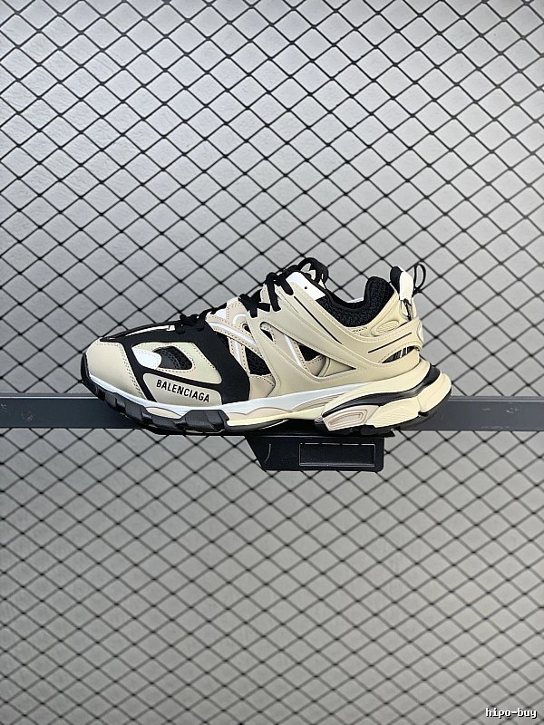Balenciaga Chunky Runners with Two-Tone Overlays in Black and White